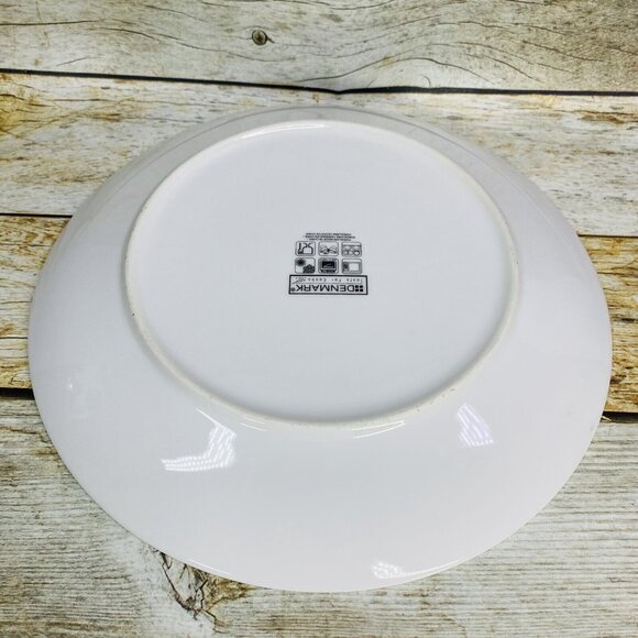 Denmark Tools For Cooks White Oven Safe Coupe 10.5" Porcelain Dinner Plate Set 3 - Picture 5 of 15